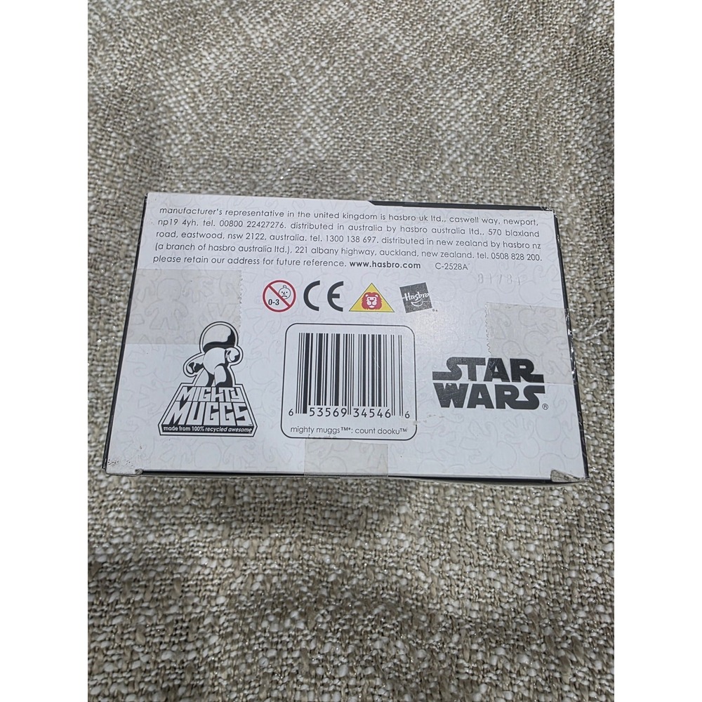 RARE Star Wars Mighty Muggs Count Dooku 2008 Hasbro 6" Action Figure New Sealed - Picture 6 of 9